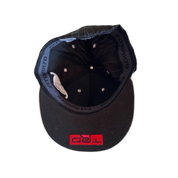 Toyota Racing Black Pinstripe Hat One Size Stretch fit - Picture 6 of 8